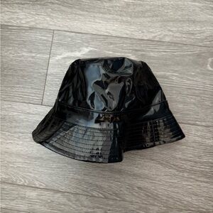 Stylish French Black Bucket Hat